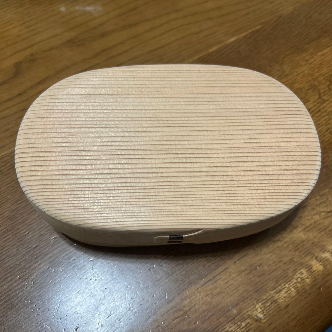 曲げわっぱ　 柴田慶信商店　白木小判弁当（中）