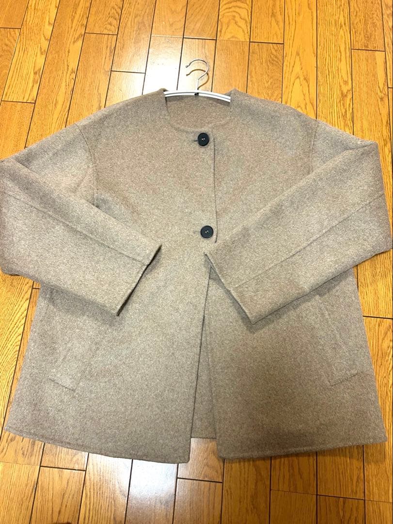 ZARA ウールショートスカーフコート