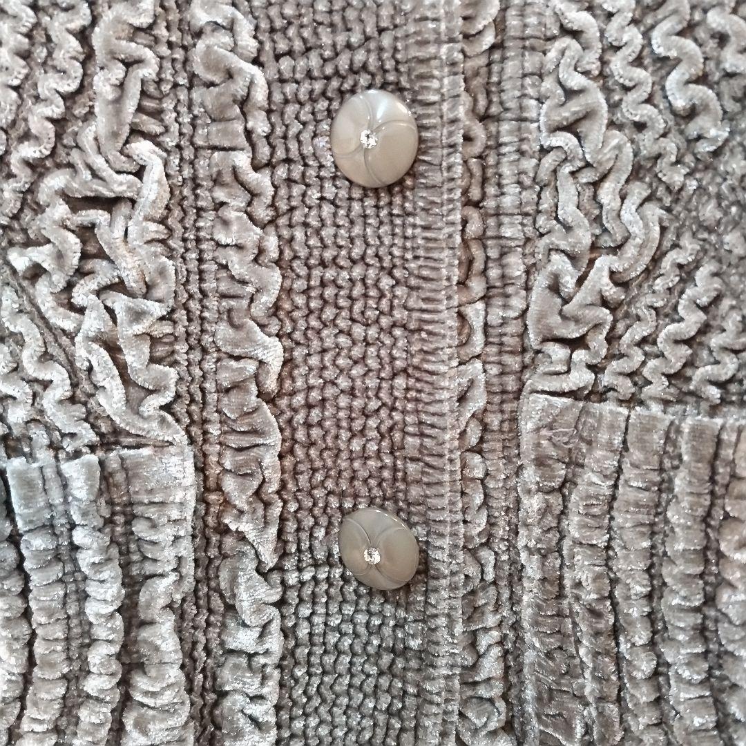 902 新品❤ダジュール❤ベージュ系ジャケット❤プリーツ加工