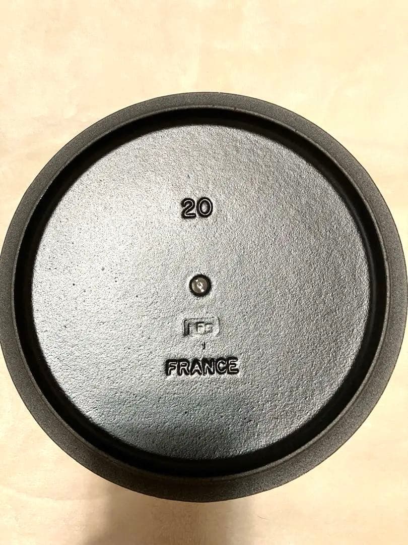 新品未使用＊ルクルーゼ/シグニチャーココットロンドレースレリーフコットン20cm