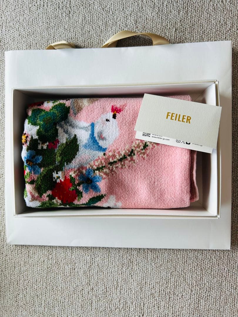 新品 FEILER タオル ショッパー ギフトボックス付き