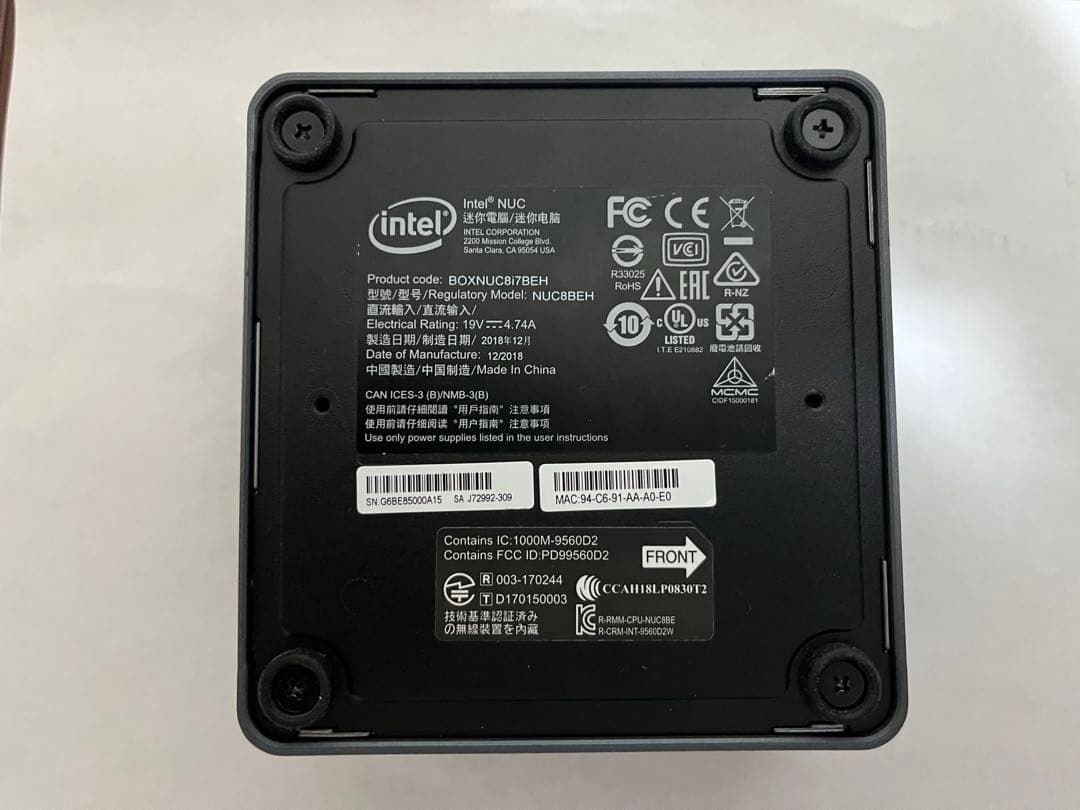 その他 Roon ROCK Server / intel NUC corei7