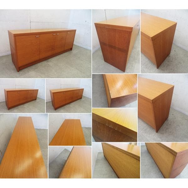 ヴィンテージ■天童木工■ナラ材■サイドボード/リビングボード■応接室■最高級■