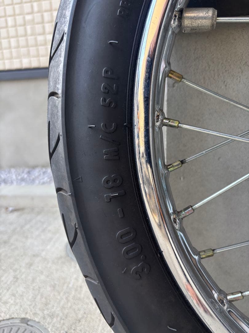 旧CB400FOUR ヨンフォア　ホイール&タイヤ　前後セット