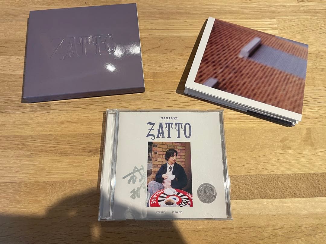 直筆サインCD 新品未視聴　小袋成彬　zatto 初回限定版　ポスター付き