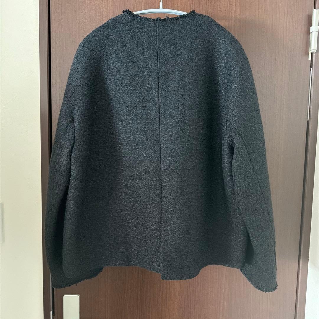 PUAL CE CIN アソート ツイードノーカラージャケット