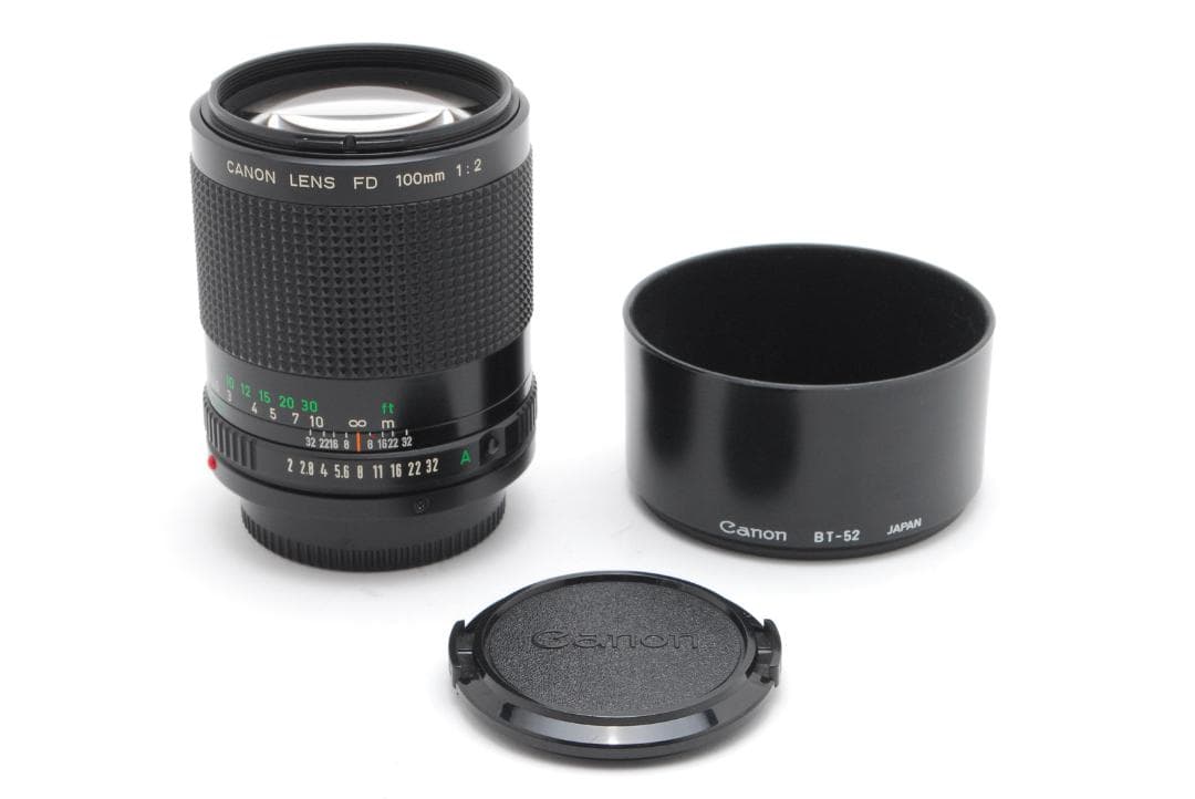 レンズ(単焦点) Canon new FD 100mm F2 Lens #6022