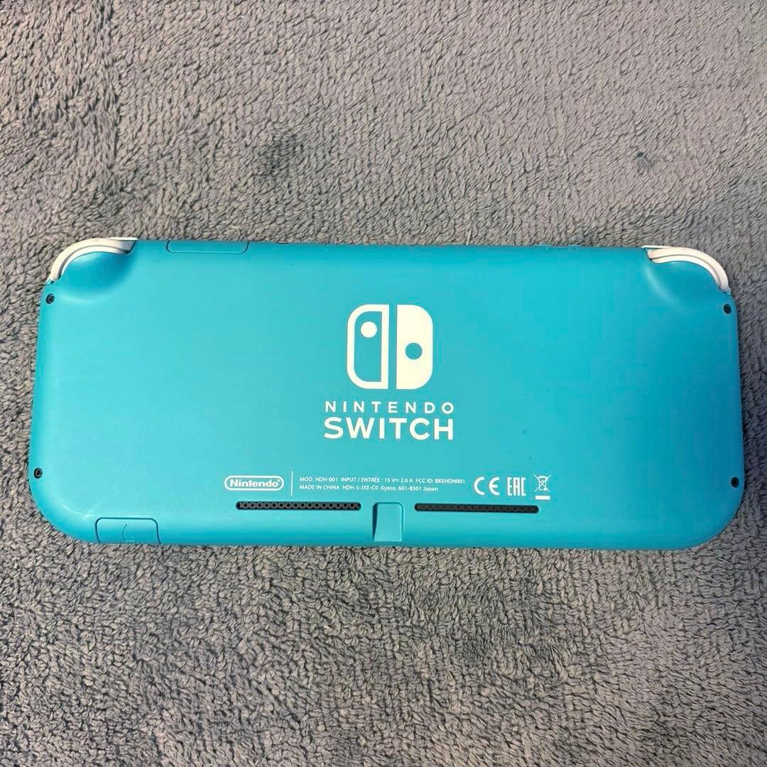 任天堂Switch Lite ターコイズ　本体＋外箱＋ラバーカバー