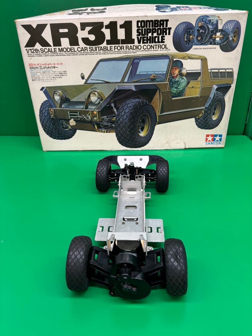 タミヤ当時物コンバットバギーXR311 RCカーキット　欠品あり