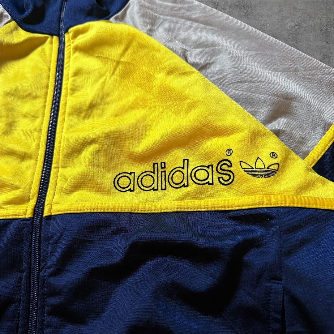 マイケル。1583 古着80年代adidasトラックジャケット短丈マルチカ