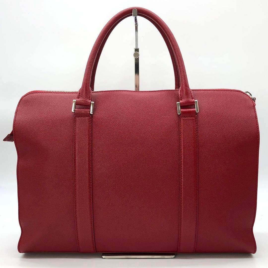 ✨極美品✨ブルガリマン ビジネスバッグ A4可能 パラジムロゴ金具 レザー