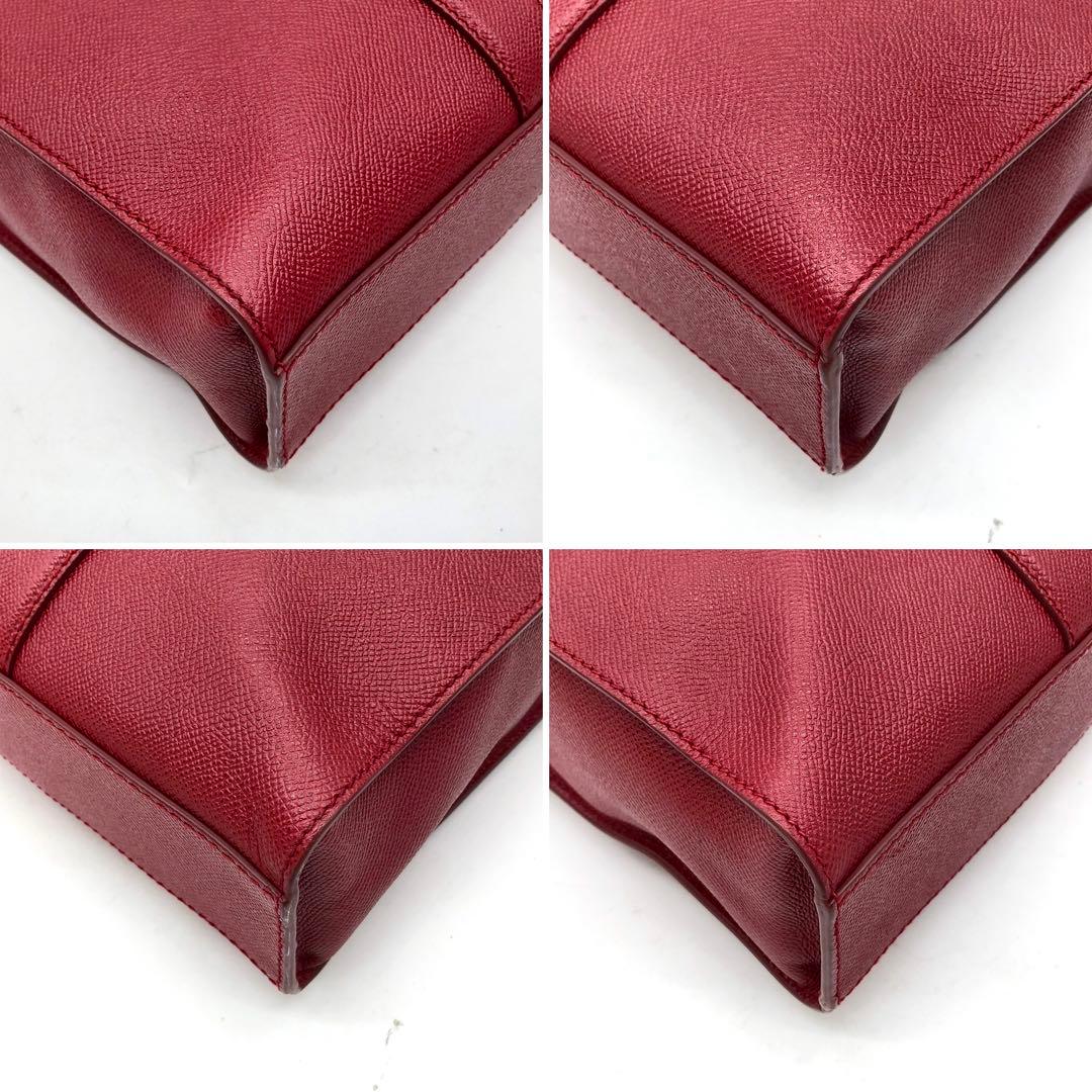 ✨極美品✨ブルガリマン ビジネスバッグ A4可能 パラジムロゴ金具 レザー