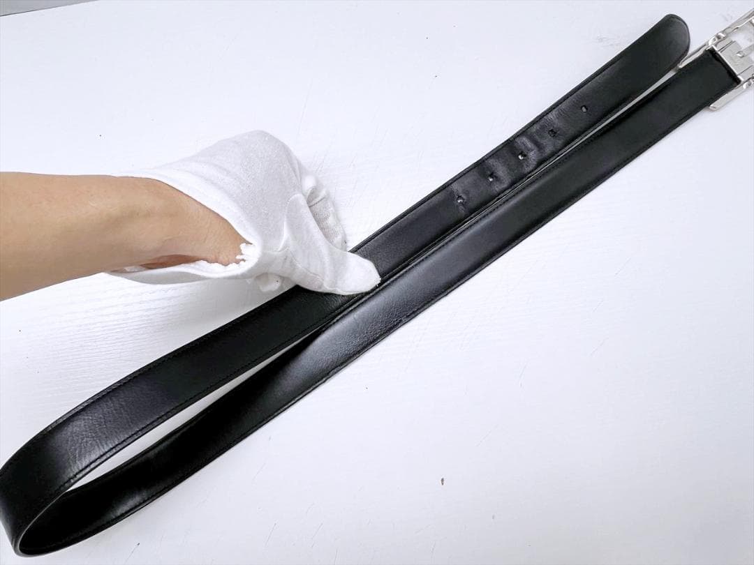 寸法約88～98ｃｍ　カルティエ　タンクアメリカン　スムースレザー　ベルト