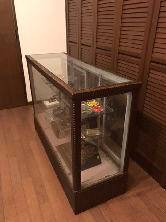 昭和レトロ　ガラス　ショーケース