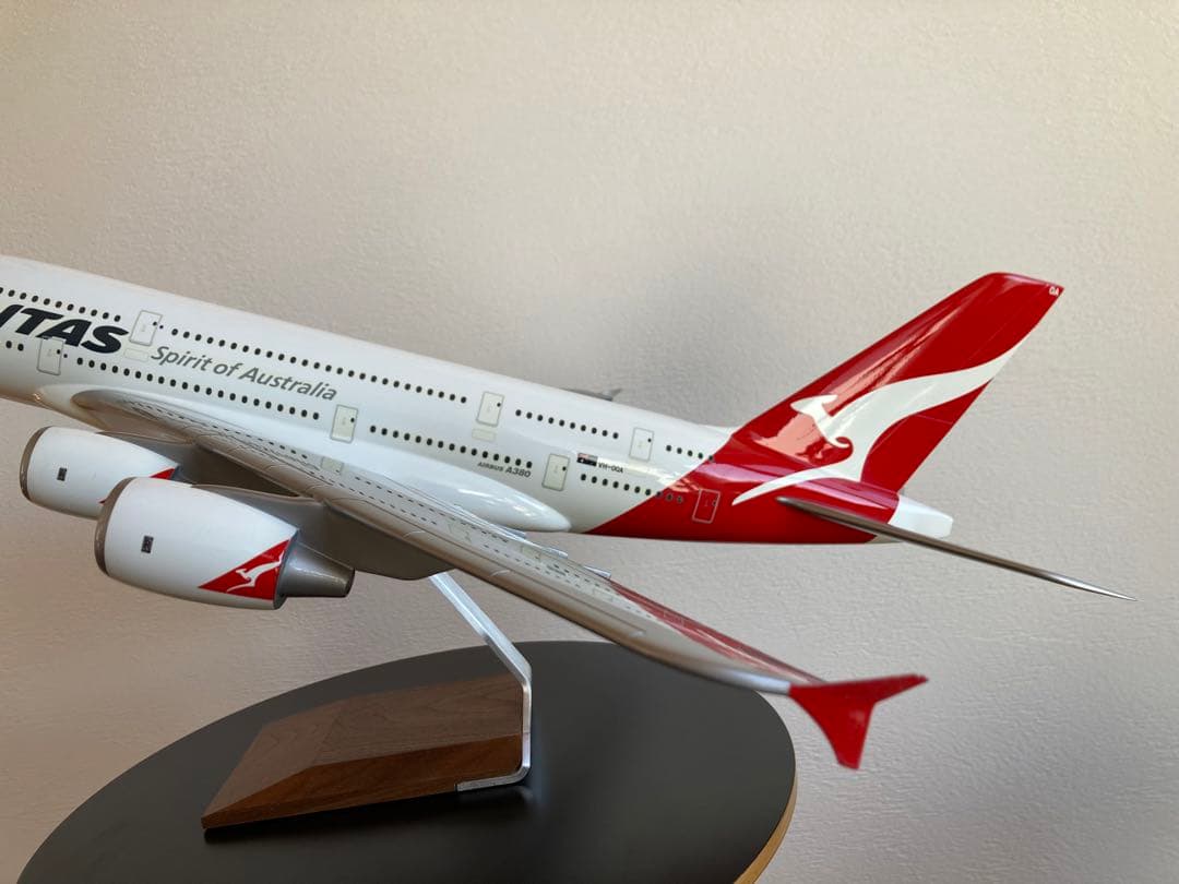 【超レア】 PACMIN カンタス航空A380 1/100デスクトップモデル