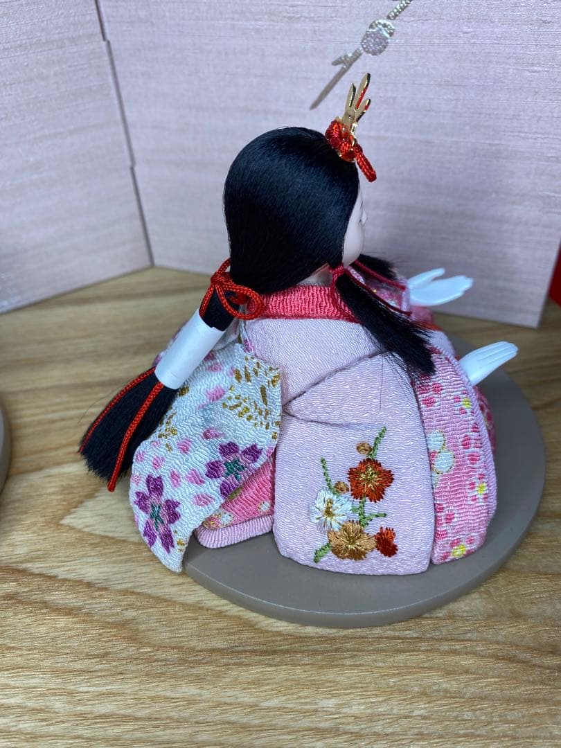 東京久月　木目込人形　ほのか　親王飾り・頭　杉田明十志　原作・木目込　新井久夫