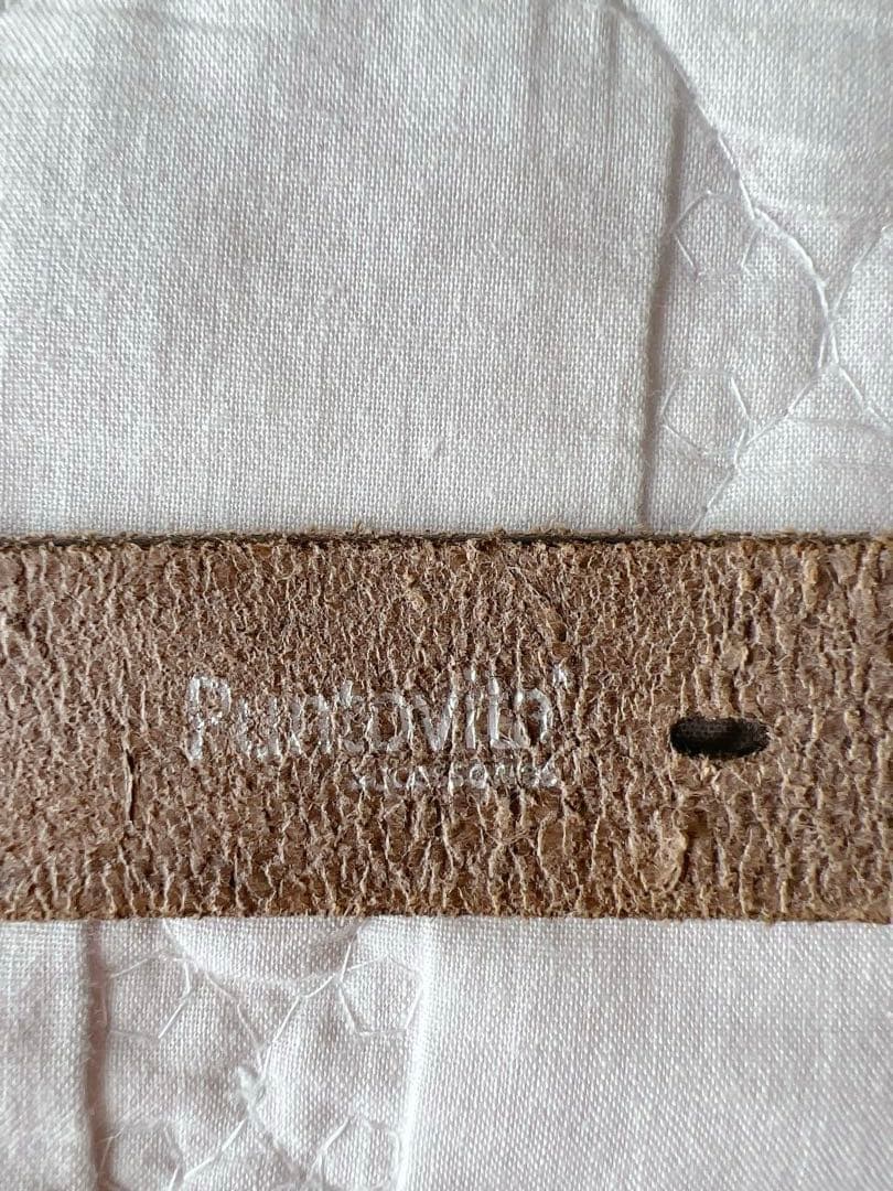 ［P U N T OV I T A(プントヴィータ)] コンチョレザーベルト