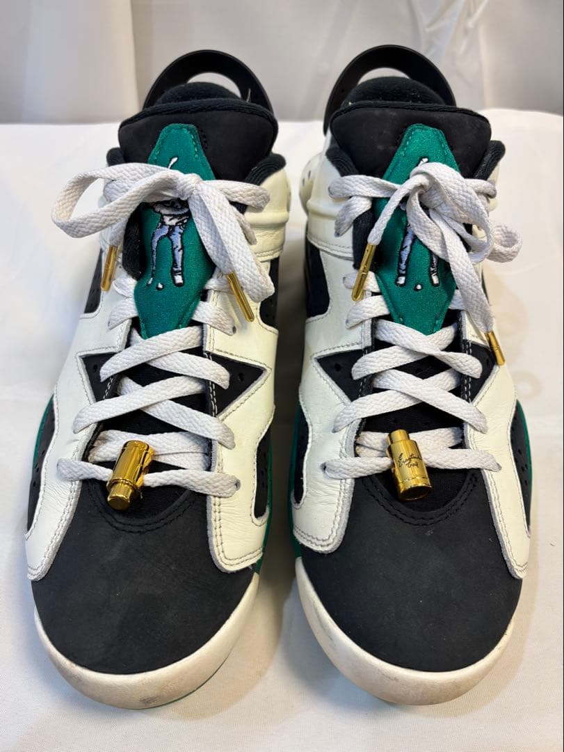 スポーツシューズ ブラック/ホワイト/グリーン