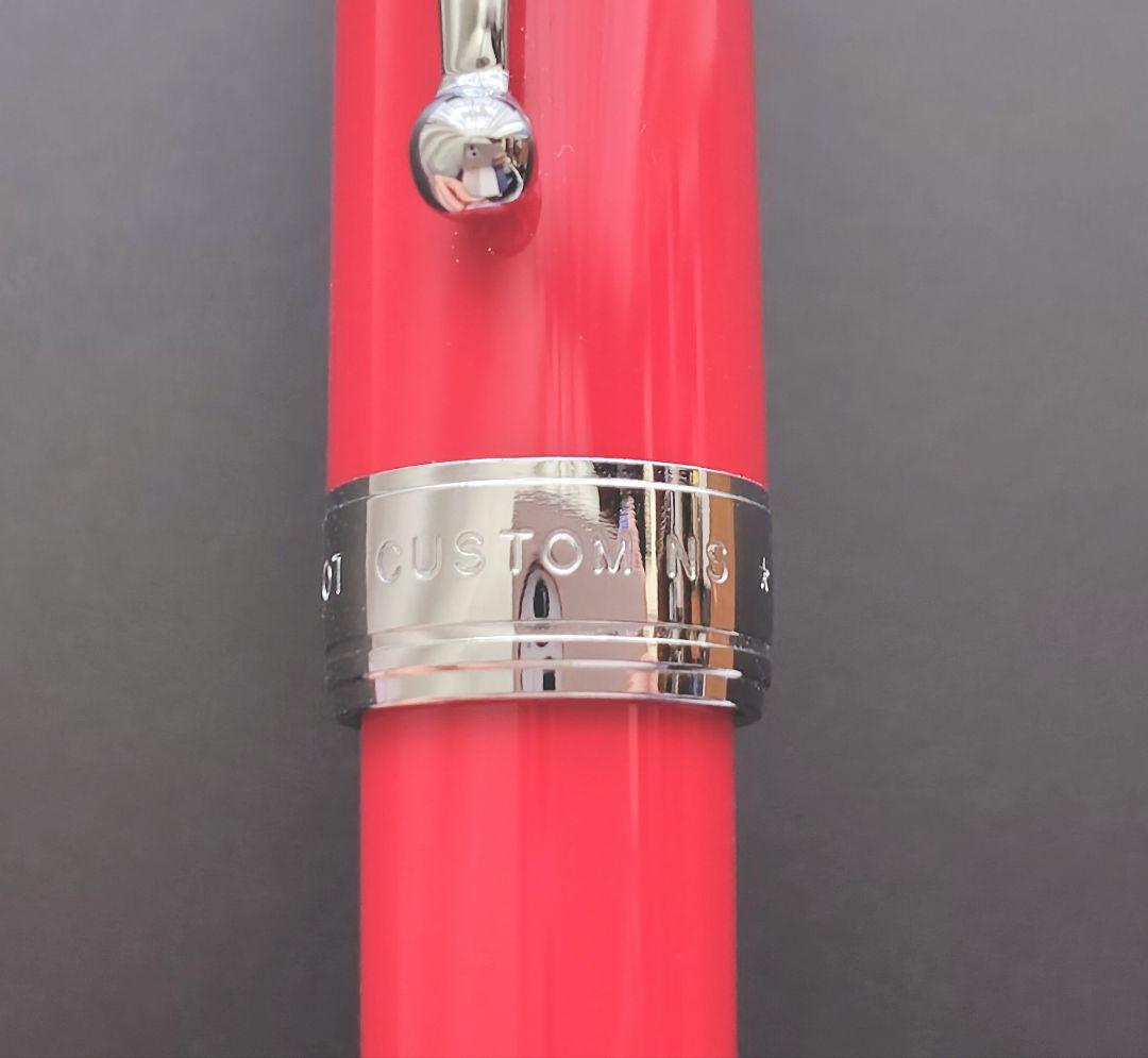【廃番色】PILOT CUSTOM NS 万年筆 F レッド