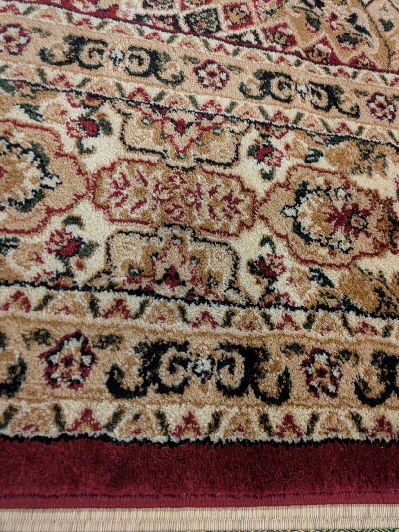 幾何学模様のラグ・カーペット　サヤンサヤン　240cm×240cm