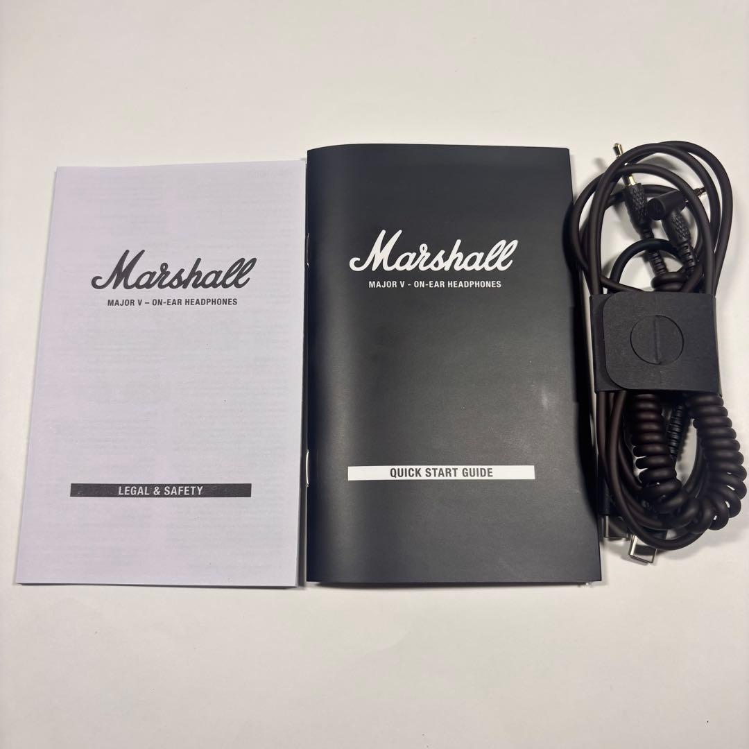 Marshall Major V ワイヤレスヘッドホン ブラウン