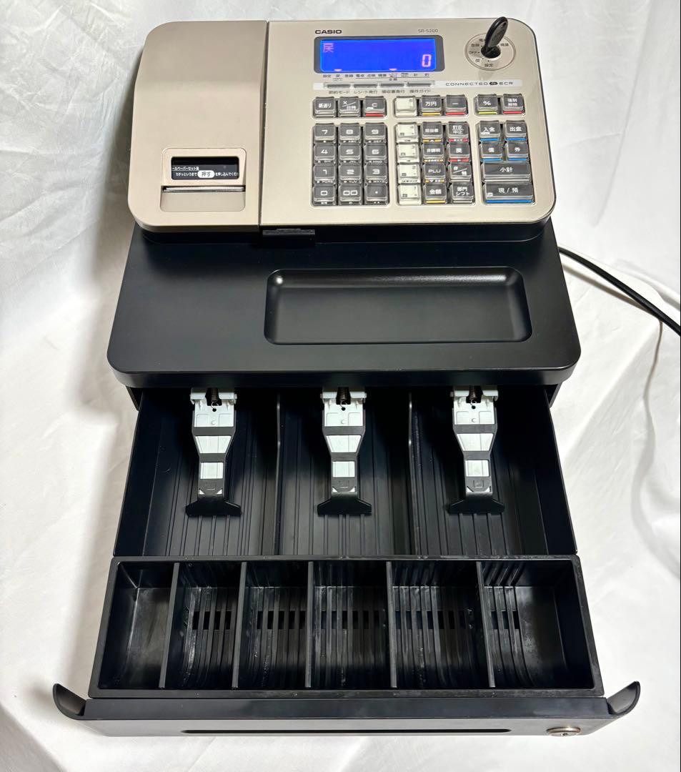 CASIO 電子レジスター SR-S200 ゴールド