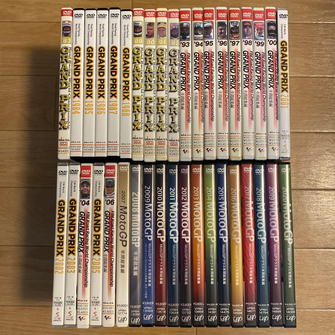 MotoGP 総集編 1983〜2020年 全38本セット ／ ロッシ　マルケス