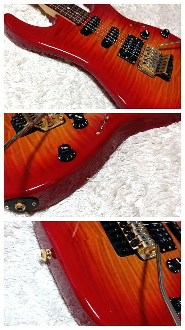 良品　Greco GP-550　グレコ　フロイドローズ　エレキギター　ストラト