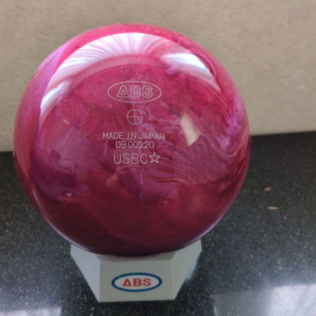 ABS Accu Spare ボウリングスペアボール　 14ポンド ピンク　新品