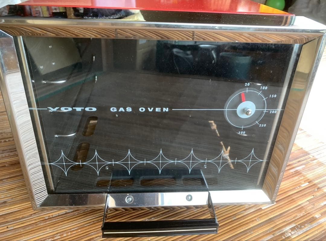 天火オーブン　ヨートー ガスオーブン 赤　未使用品　長期保管