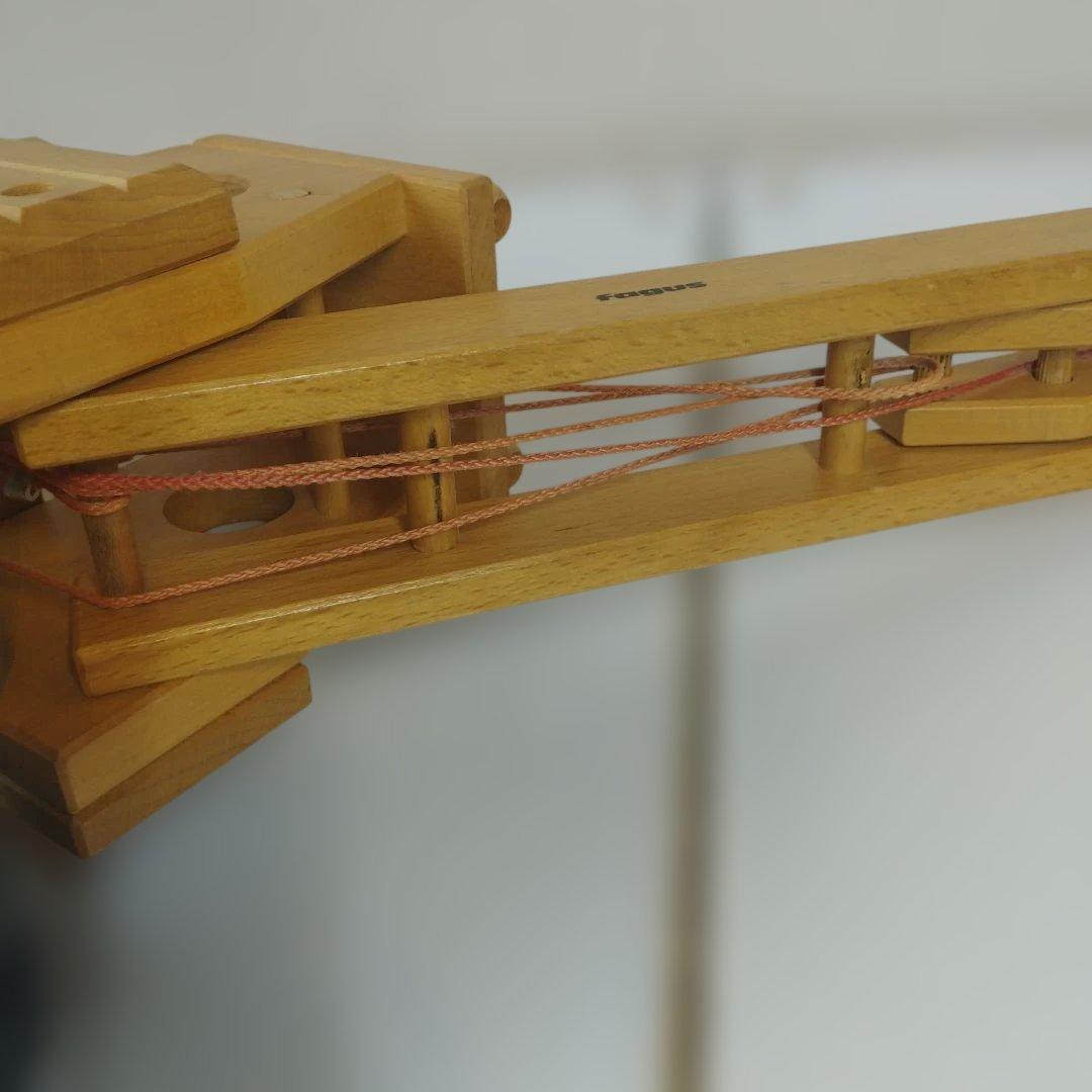 【希少】ドイツ製 fagus ファガス 木製 クレーン車 はたらく車 知育玩具