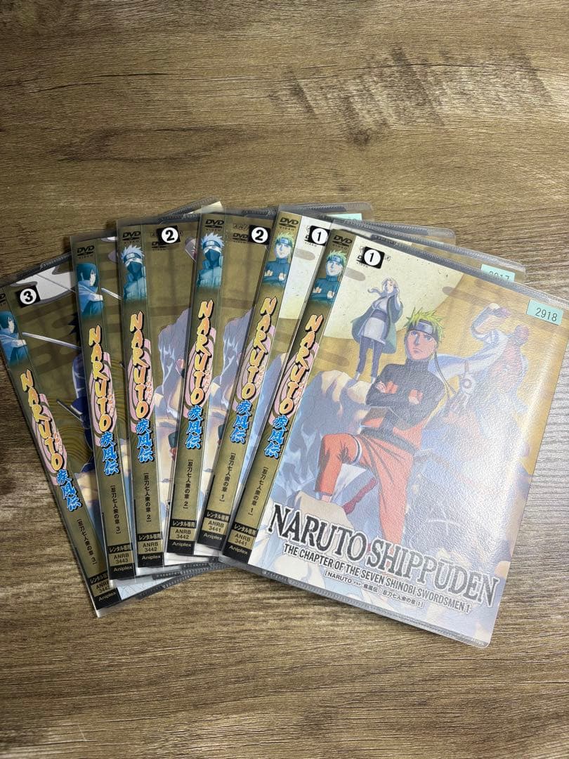 ナルトdvdレンタル落ちセット