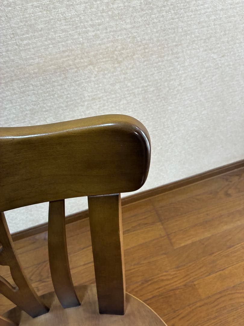 ②カリモク コロニアル ダイニングチェア 肘なし 回転なし　1脚