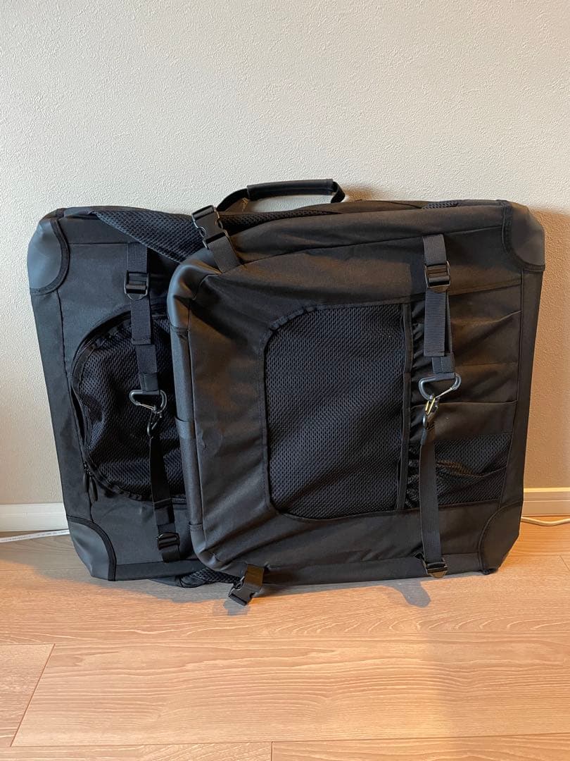 中型犬用メッシュ窓付きキャリーバッグ (フォルダブルペットキャリア)折り畳み式