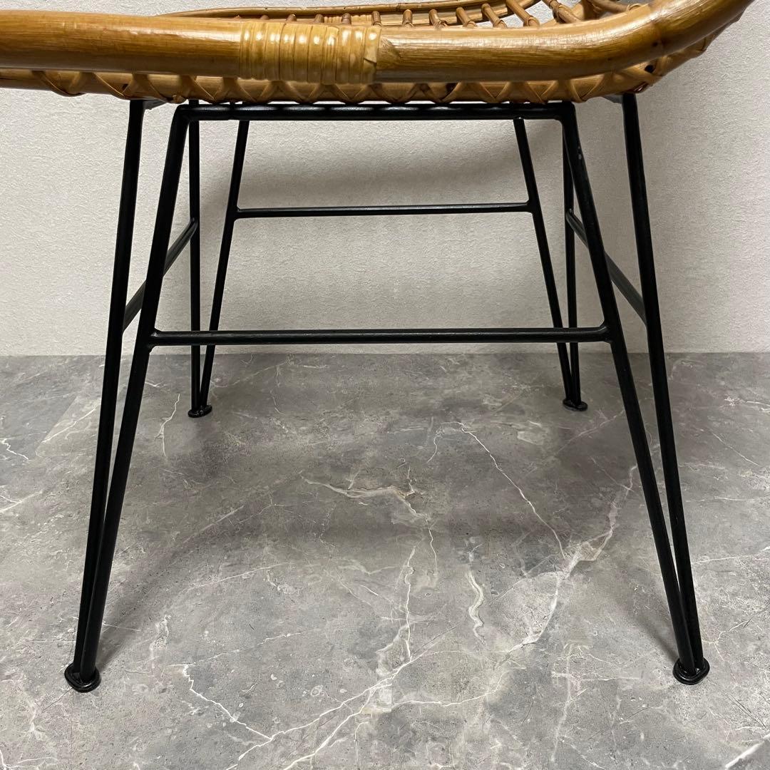 ラタンチェア ダイニングチェア　リビングチェア ラタン 籐 モダン アジアン