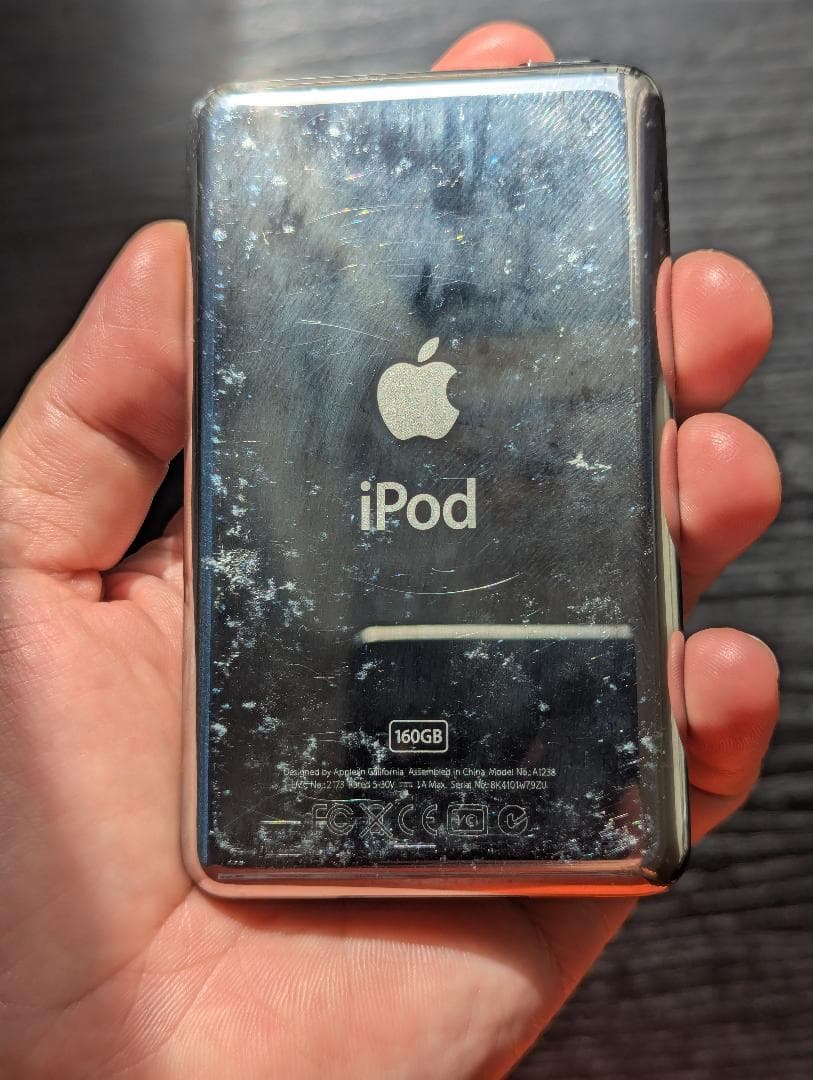 ポータブルプレーヤー iPod classic 160GB Black