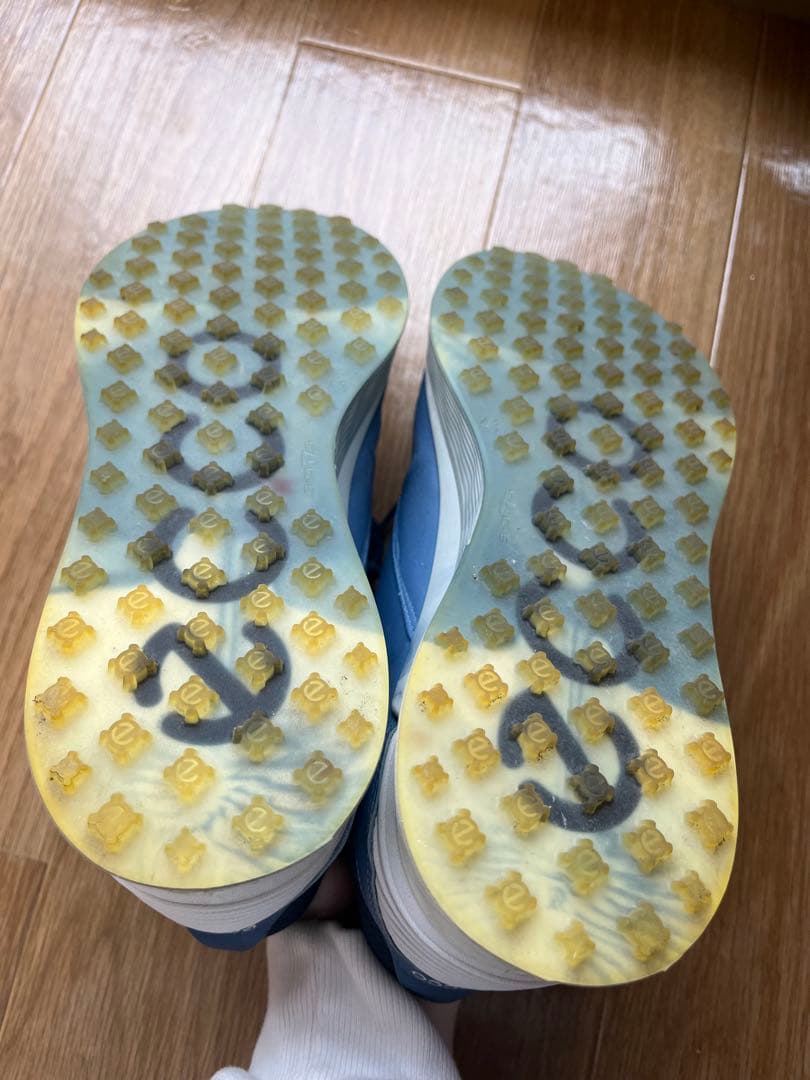 ECCO ゴルフシューズ ブルー