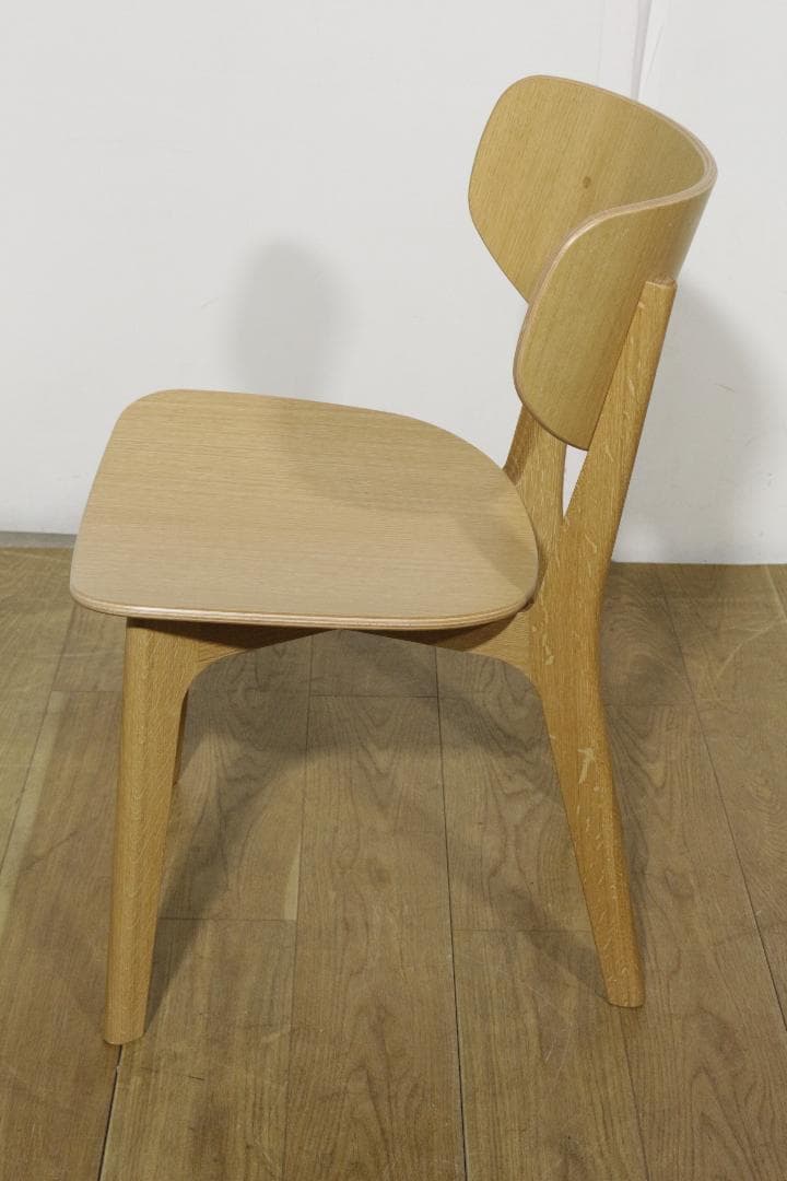 イ*ィ様 maruniマルニ★Roundishアームレスチェア★板座★２脚セット