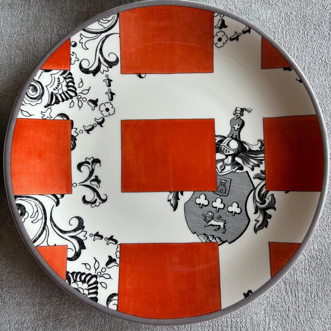 GIEN ジアン Allure カナッペプレート φ17cm4色4枚