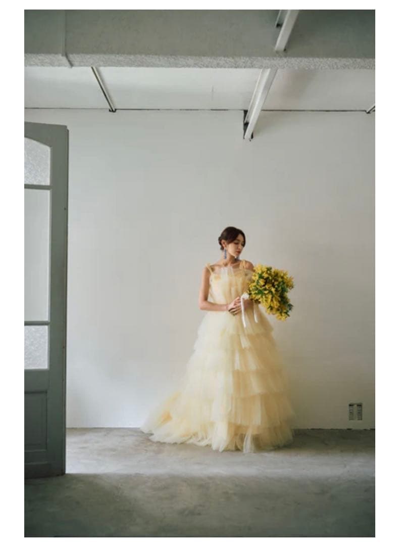 【SOLA】ドレスプロダクション　N02 リボンショルダーフリルドレス