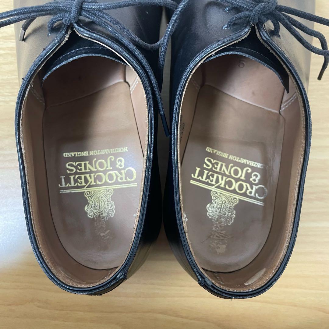 クロケットアンドジョーンズ　ALEX ドレスシューズ　革靴　ブラック 5.5