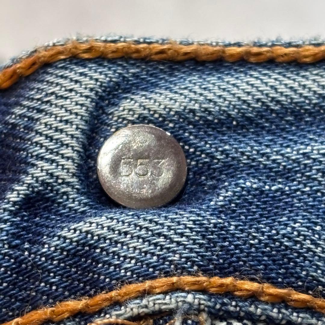 【USA製】リーバイス501 00年 W33 鬼ヒゲ ハチノス デニムパンツ