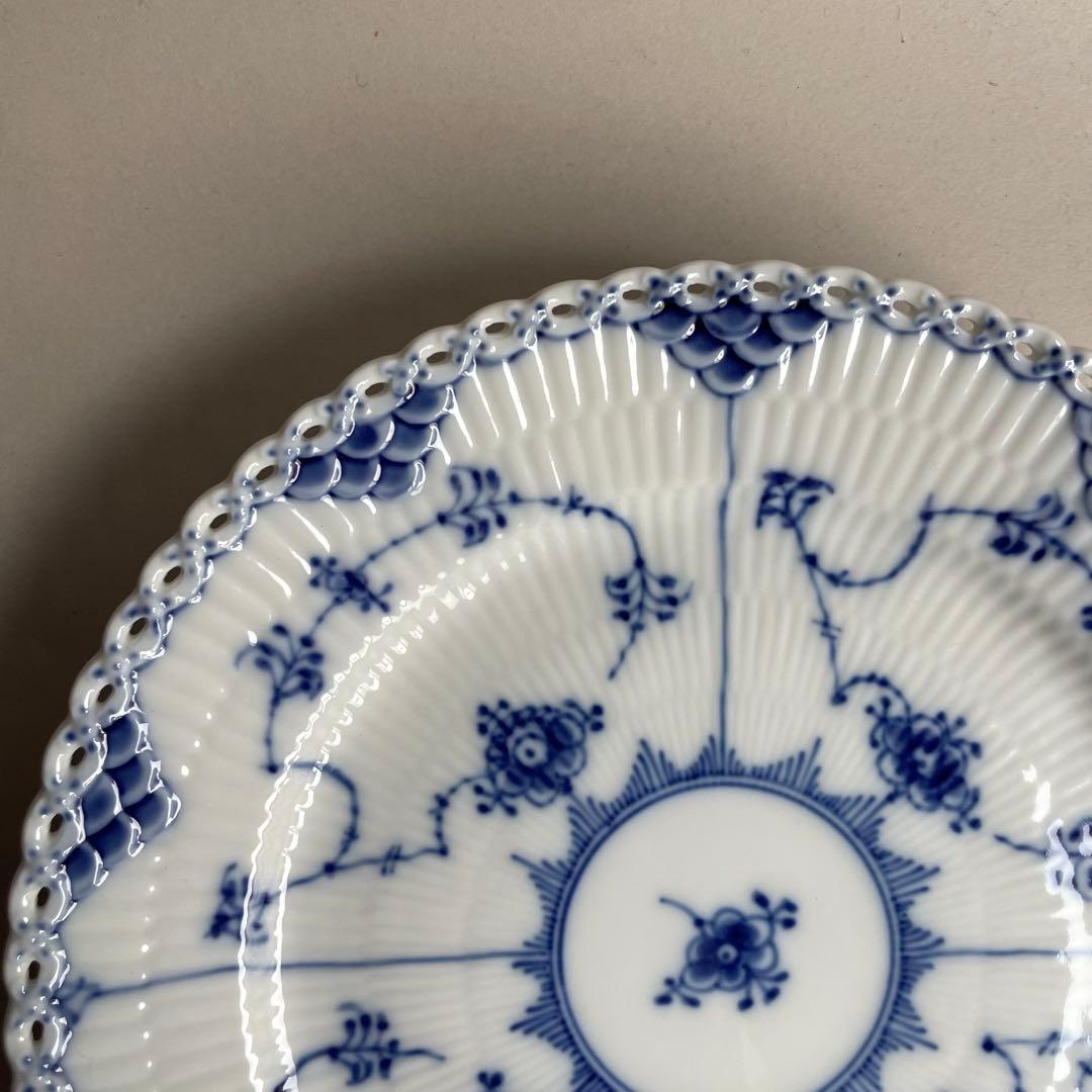 ロイヤルコペンハーゲン フルレース プレート 2枚セット 19cm