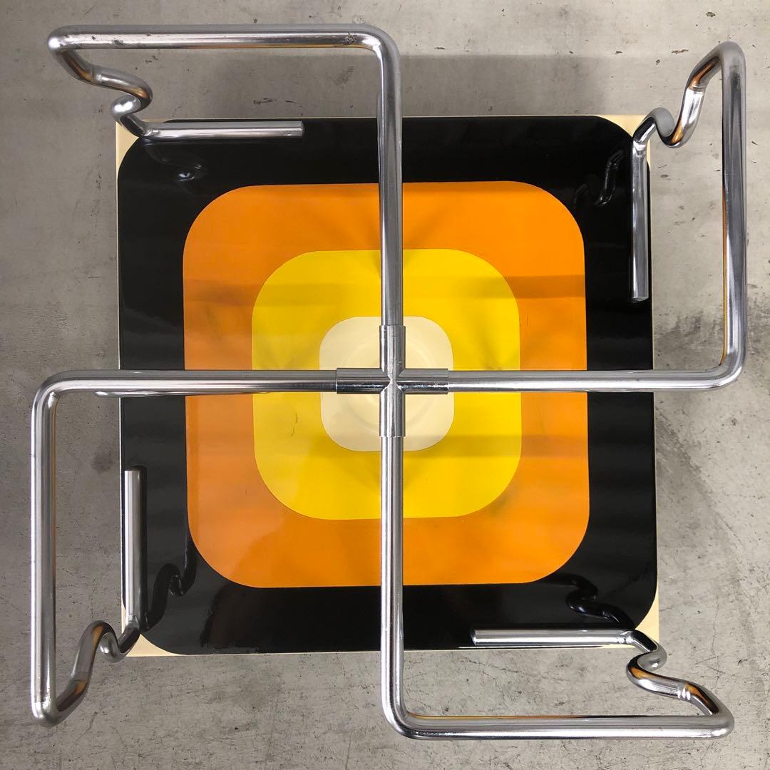 本棚　回転式　事務用品　当時物　オレペン　昭和　レトロ　スペースエイジ　モダン