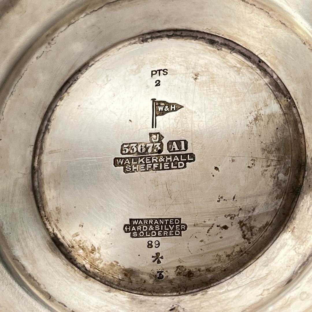 【Walker & Hall】 アールデコのティーサービス 4点