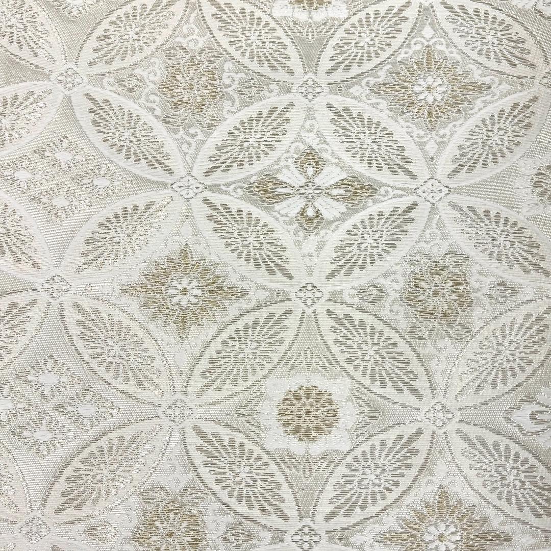 袋帯　西陣織　唐織錦　六通　七宝華紋　お仕立て込み