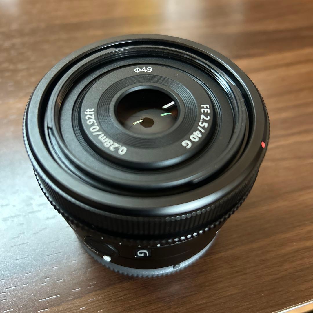 SONY FE 2.5/40 G レンズ