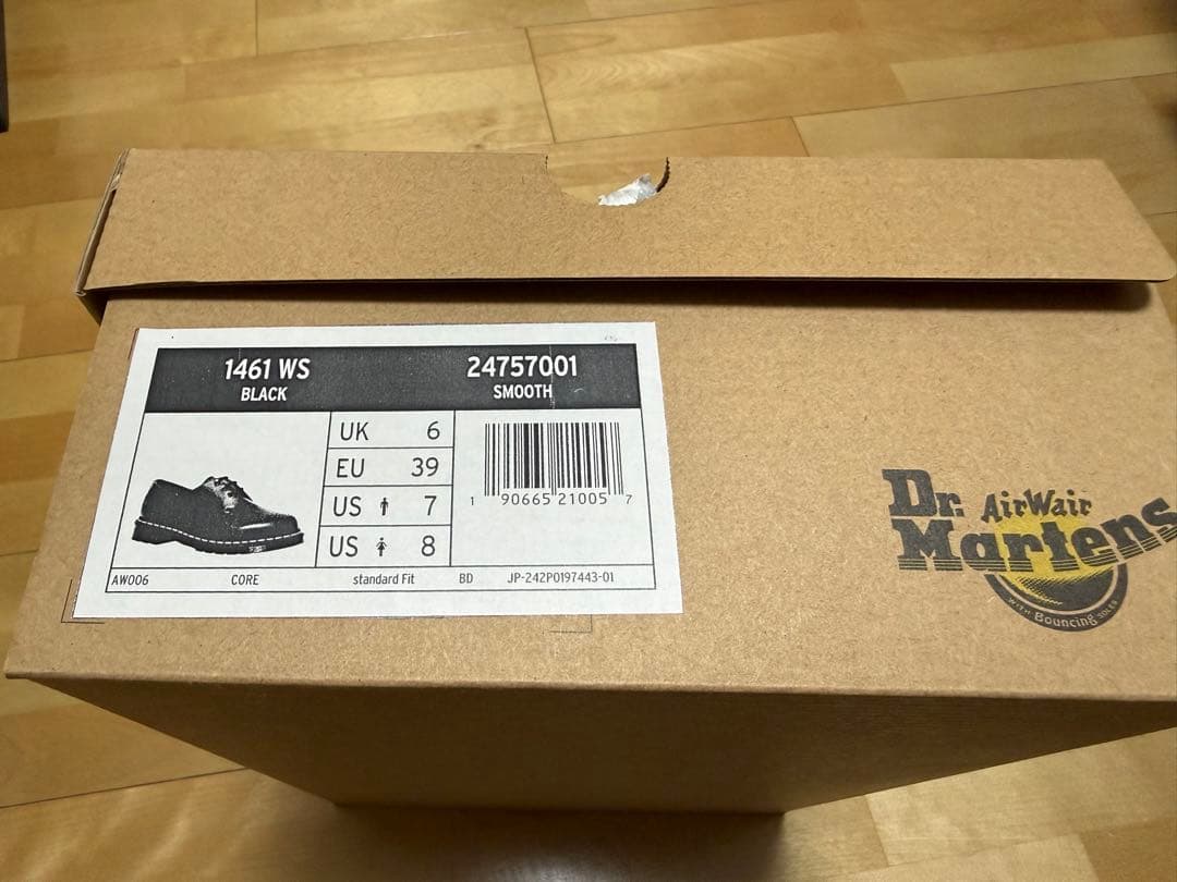 Dr.Martens 1461 ホワイトステッチ 3 ホール シューズ