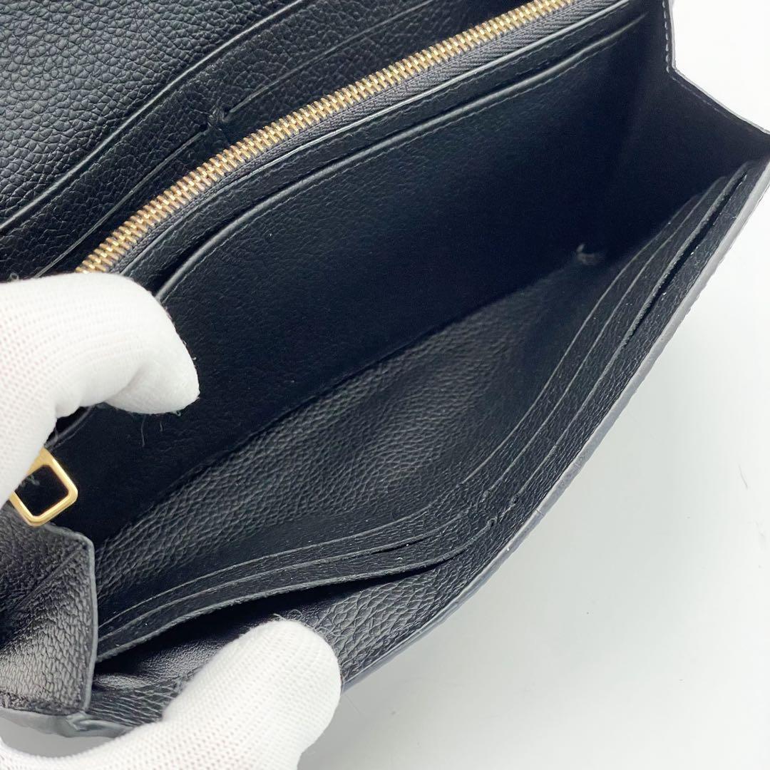 ルイヴィトン　ポルトフォイユ　サラ　アンプラント　モノグラム　二つ折り　長財布