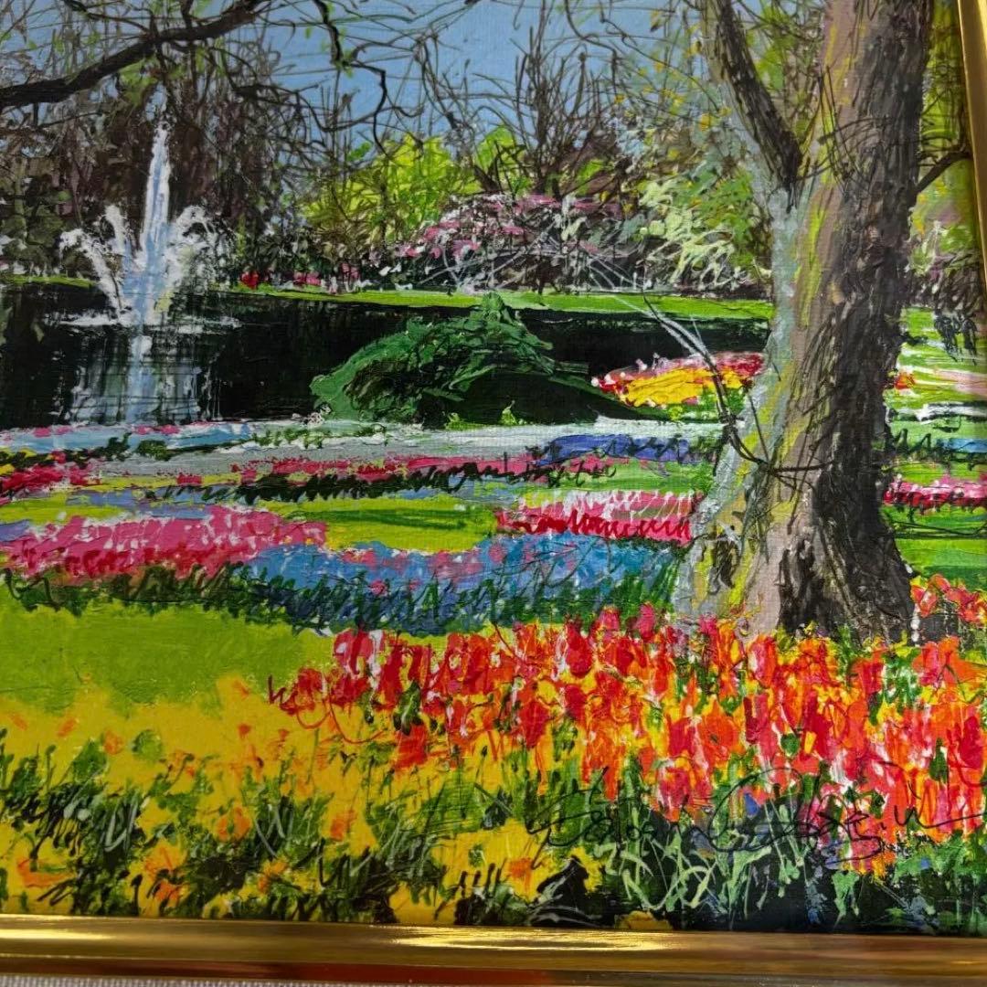 亜*蘭様 小田切訓「キューケンホフ」11/200 ジグレー 額装 前面アクリル